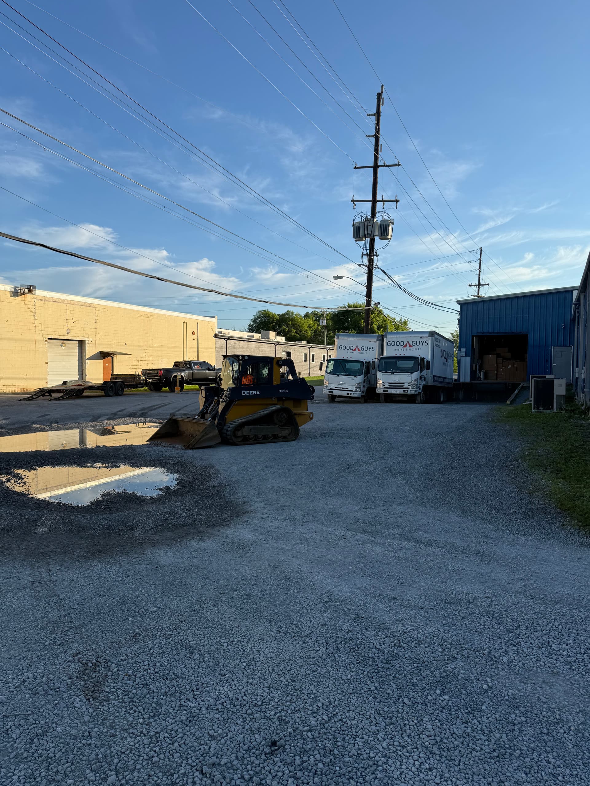Pothole Repair and Lot Regrading for a Commercial Loading Area image