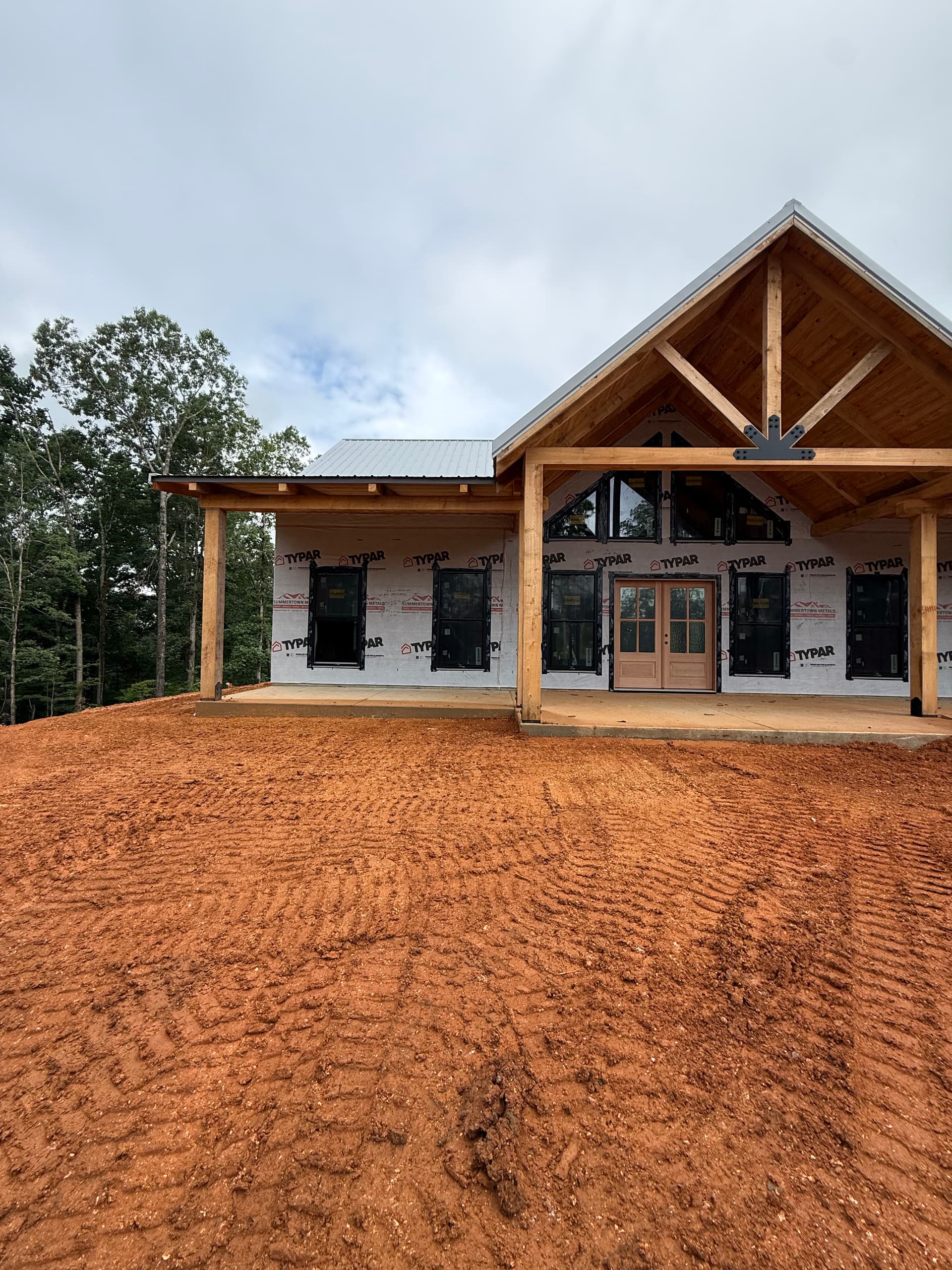 Rough Grade Land Grading on a New Build in Decatur image