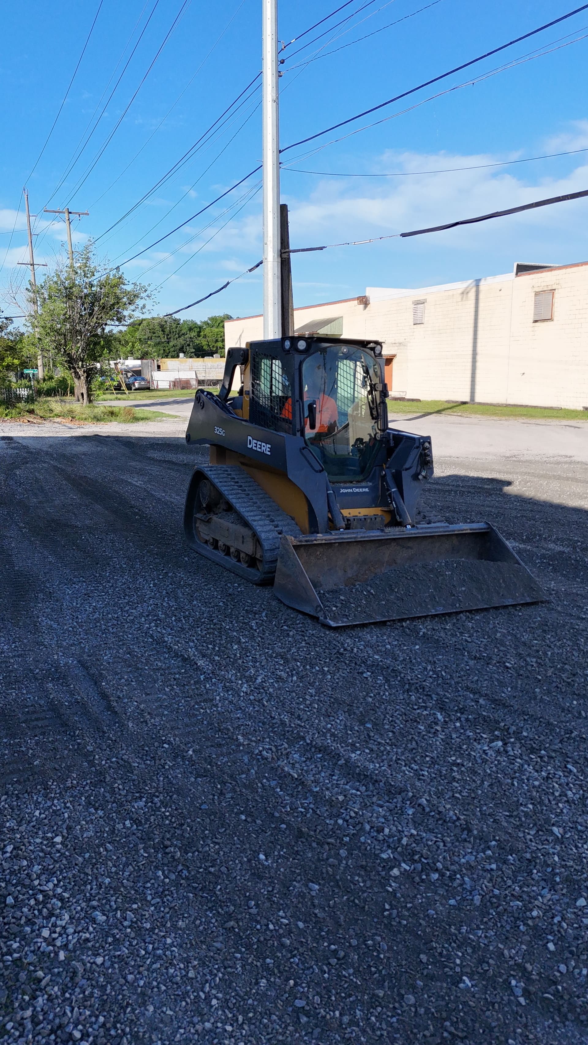 Gallery photos for Pothole Repair and Lot Regrading for a Commercial Loading Area: Image #2